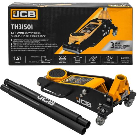 Cric de voiture Frog, double piston, 1,5 T + caoutchouc