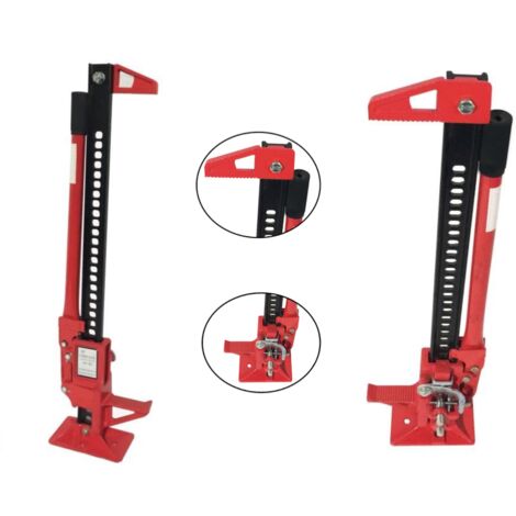Cric farm jack 20 pouces – Capacité de levage 3000 kg – Hauteur de levage 15,3 à 50 cm – Armature en acier pour terrains accidentés