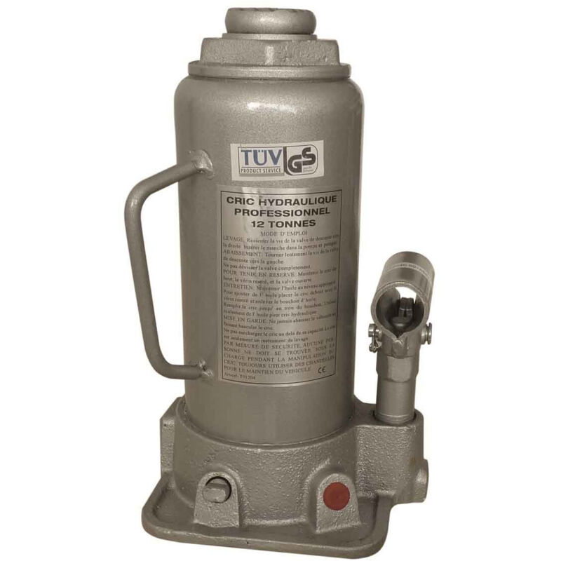 Cric hidráulico de 12t -ce- gris