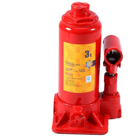 Cric Hydraulique 3T pour Véhicule - Outil de Réparation Auto avec Capacité de Levage Élevée