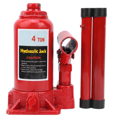 Cric Hydraulique 4 Tonnes Portable Professionnel pour Levage Auto et Réparation Pneu