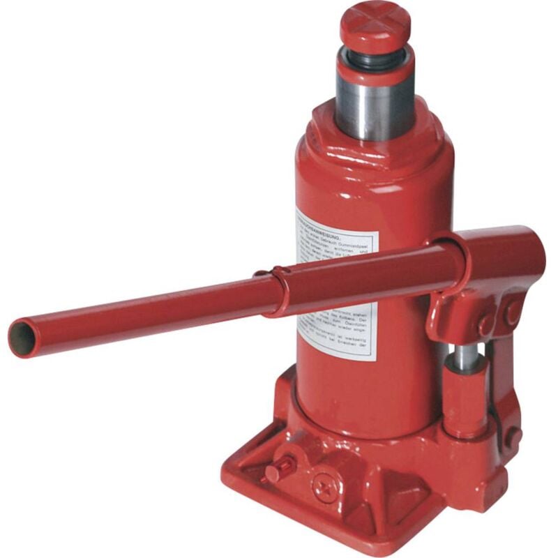 Cric hydraulique 2t - rouge