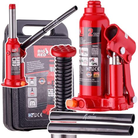 Cric hydraulique à colonne pour voiture 2 tonnes 316 mm 2000 kg, coffret
