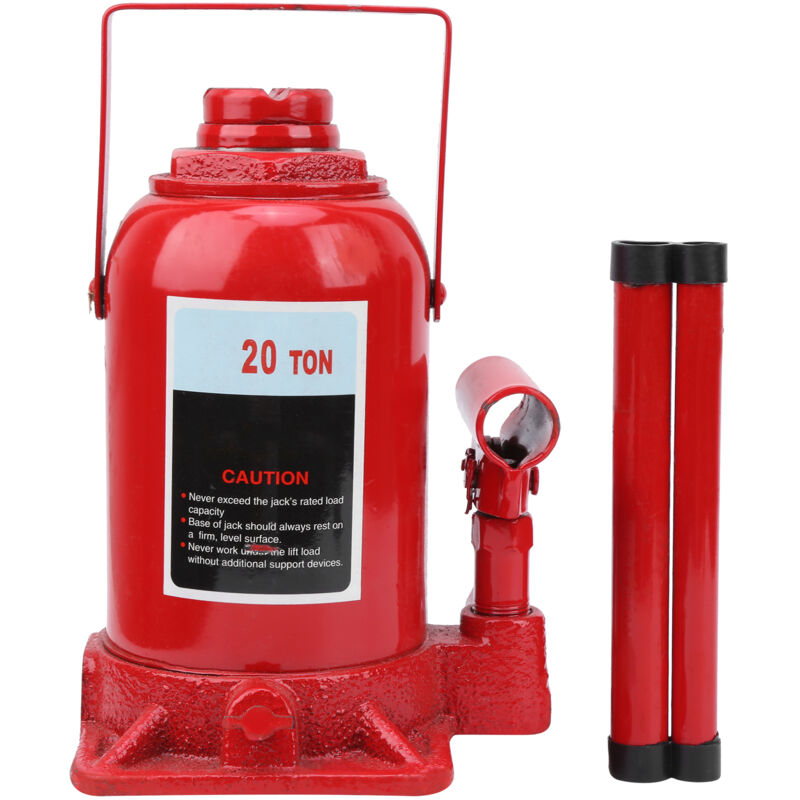 Cric hydraulique de Voiture 20 tonnes de Rechange Universel Cric hydraulique à Bouteille Jacks pour Automobile, Construction Industrielle