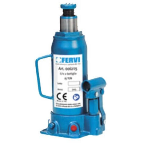 Cric idraulico a bottiglia 15t Fervi 0062/15