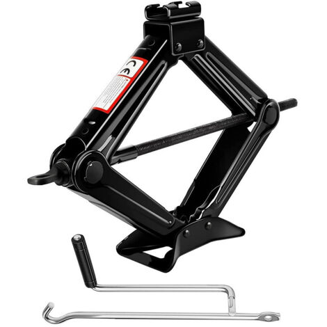 Cric In Pantograph Forbice Idraulico Sollevatore Auto Family Pickup 2000kg Nero