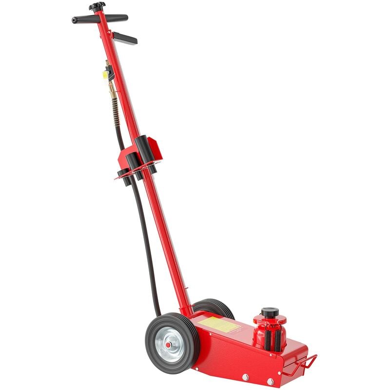 Image of Cric pneumatico a carrello da 22 t per camion e auto Martinetto Sollevatore