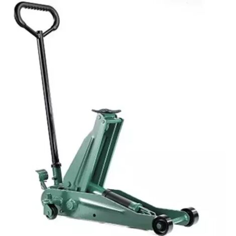 Cric rouleur 2 tonnes professionnel – Capacité de levage 500 mm – Structure en acier haute qualité – Commande homme mort – Compac