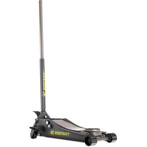 Cric rouleur RH 216 Capacité 2,5 t Course 425 mm Hauteur totale 75 mm Hauteur finale 500 mm RODCRAFT