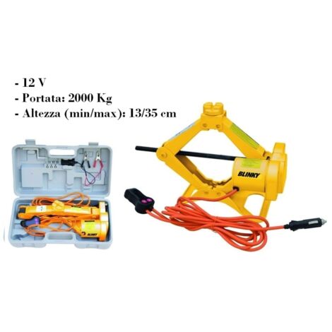Cric/Sollevatore elettrico 12 Volt per auto con telecomando Blinky - EJ-20