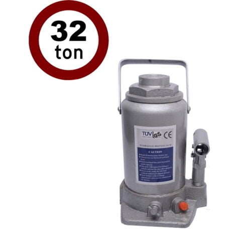 Cric / Sollevatore / Martinetto idraulico a bottiglia 32T / 32000Kg