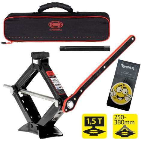 Cric trapézoïdal 1,5 t pour SUV (+ clé) + parfum (vanille)