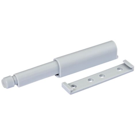 cricchetto a cannone in nylon grigio chiaro mm 74 cerniera con testina paracolpo