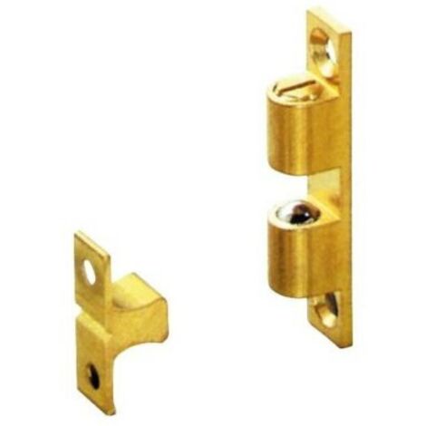 CRICCHETTO A DOPPIA SFERA IN OTTONE LUCIDO - 50MM 