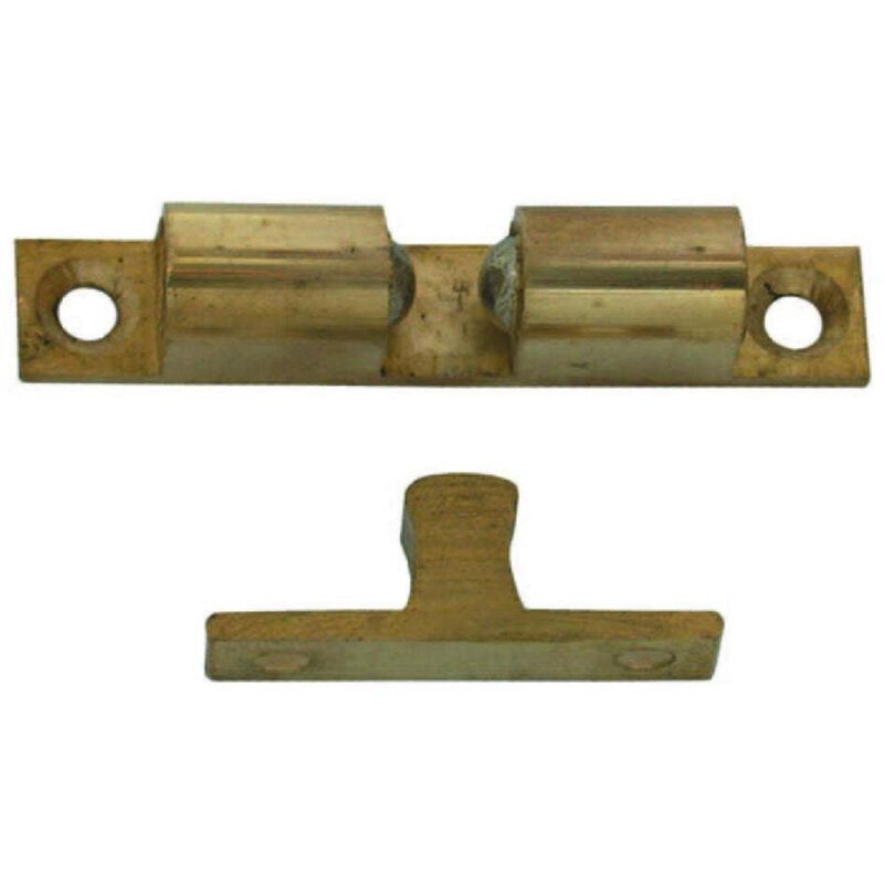 Cricchetto a sfere in ottone lucido - mm.60x11