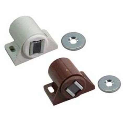 CRICCHETTO MAGNETICO K6 TONDO- - mm,30x30x19, in plastica marrone - 100 pezzi