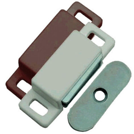 Cricchetto magnetico rettangolare - Colore marrone