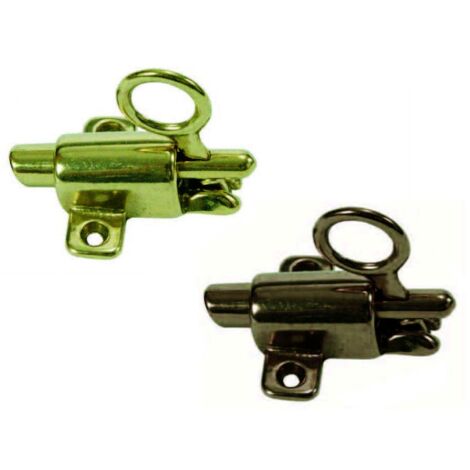 Cricchetto per sopraluce - Specifiche: mm 63x45x45h. in ottone lucido - 5 pz