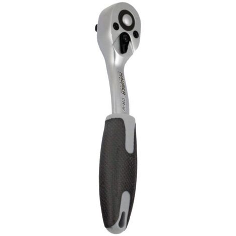 CRICCHETTO Reversibile 145 mm MAURER PLUS 1/4 in acciaio cromo vanadio 72 denti