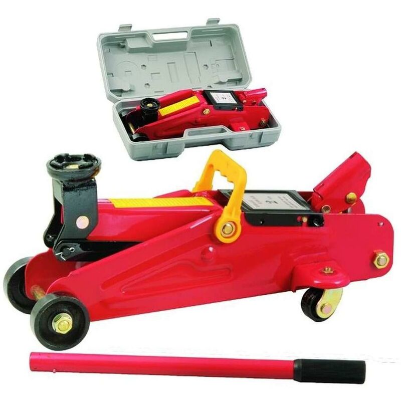 Image of Cric sollevatore martinetto idraulico a carrello 2 ton x auto Blinky bk-cc/2t
