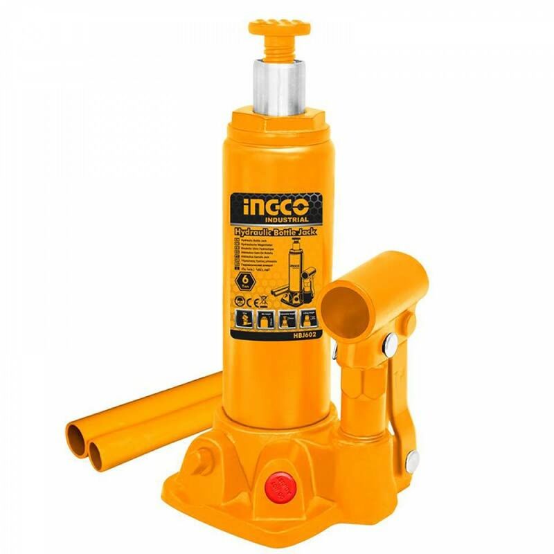 Image of Maurer - cricco idraulico a bottiglia 6 ton 210-410 mm - sollevatore ingco HBJ602