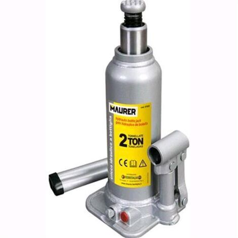 CRICCO IDRAULICO a BOTTIGLIA Maurer Portata 5000 Kg Alzata 216-413  mm