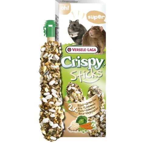 Criceti croccanti- Rice e verdure ratti, 2 pezzi 110g