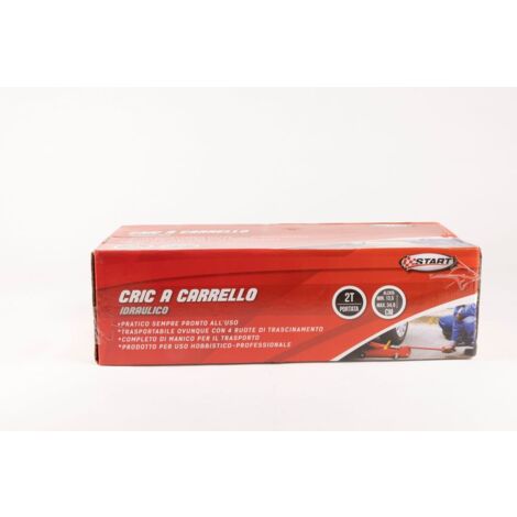 Crick a carrello 2T CE alzata da 135 mm a 330 mm