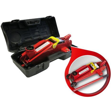 Crick a carrello 2T CE alzata da 135 mm a 330 mm con valigetta
