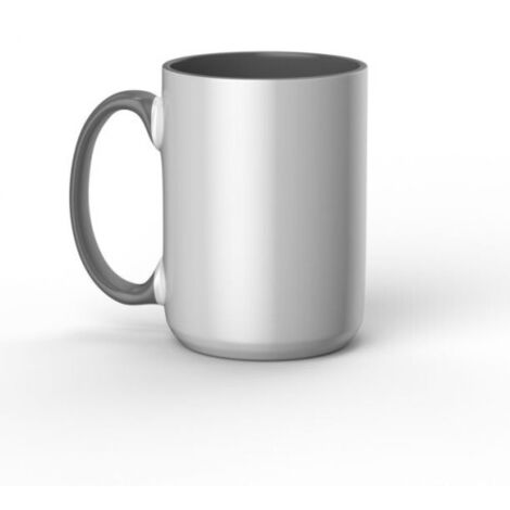 Cricut 2009330 Tazza Personalizzabile Grigia e Bianca 425 ml