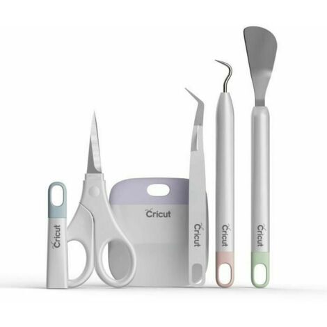 Cricut de Basic Tool Set M3, Assorted Colours, 0.9 x 6.5 x 10.3 inches, Assorted Colours, 0.9 x 6.5 x 10.3 inches