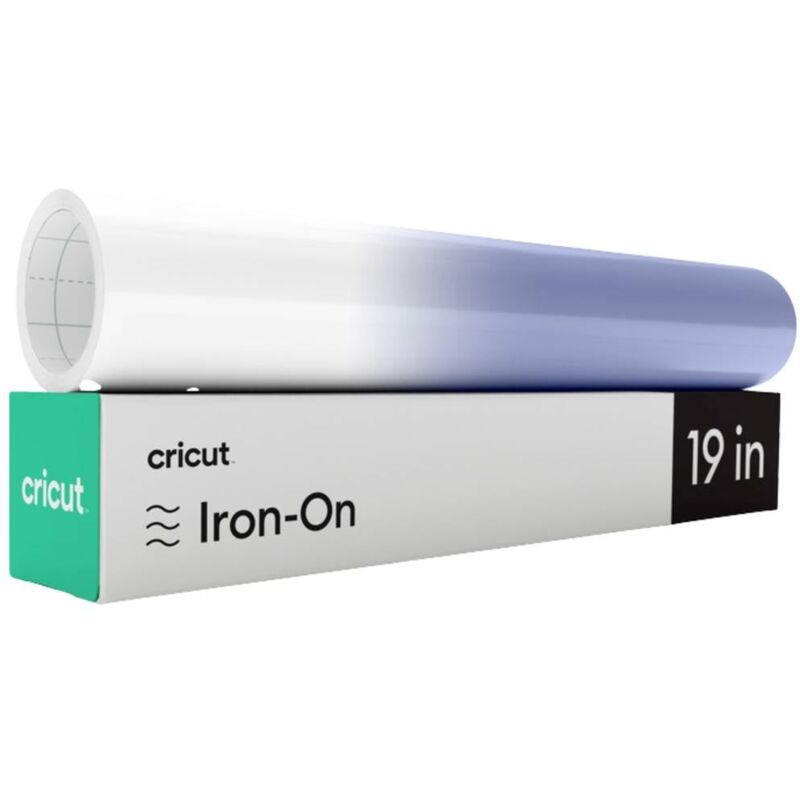 Cricut Iron-On UV Color Change Film Largeur de coupe 30 cm bleu pastel