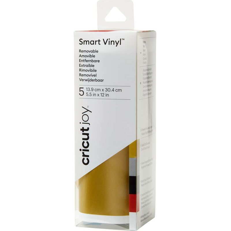 Image of Joy Smart Vinyl Removable Pellicola Argento, Oro, Nero, Rosso, Bianco - Cricut
