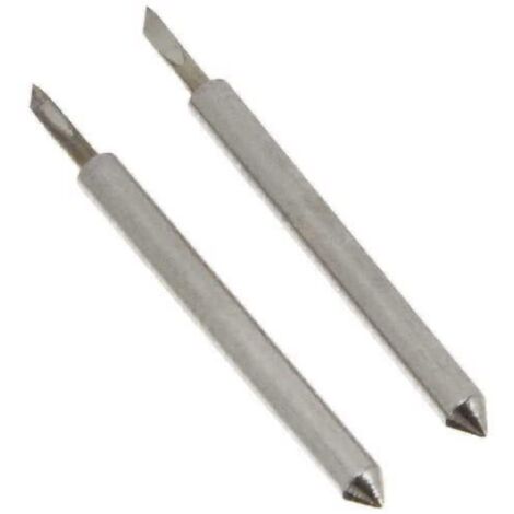 Cricut Lame di ricambio a punta fine, ferro, metallo, 23 mm x 2 mm (2 ct)