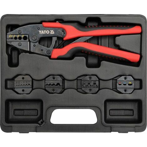 Crimp-Kit für Steckverbinder mit 5 Einsätzen Yato YT-2245