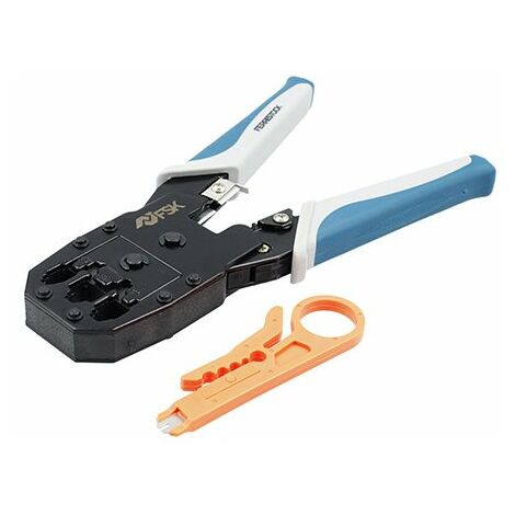 Crimpadora Ferrestock  RJ45 / RJ11 Pelacables