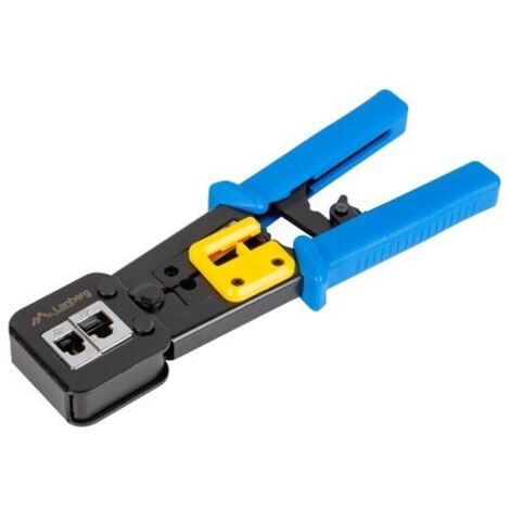 CRIMPADORA LANBERG PASS THROUGH RJ45/RJ11/RJ12