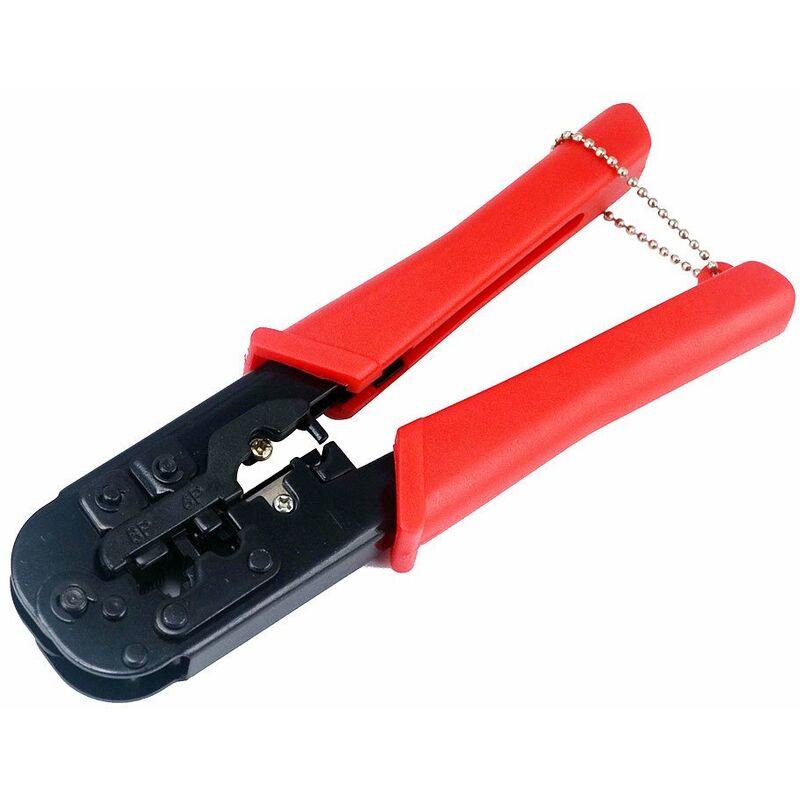 Image of T-WC-01 Crimping tool Black cable crimper - Cable Crimpers (280 g, 184 x 70 x 15 mm, 105 mm, 27 cm, 30 mm, Blister) - Gembird
