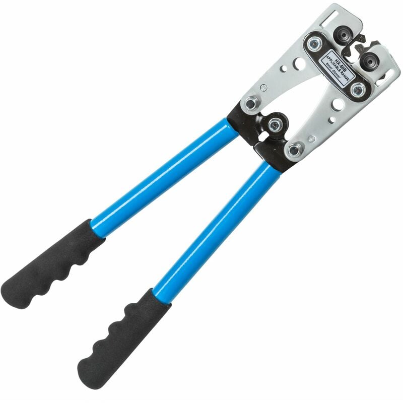 Crimper 6-50 mm² - crimping tool, ferrule crimper, crimping pliers - blue