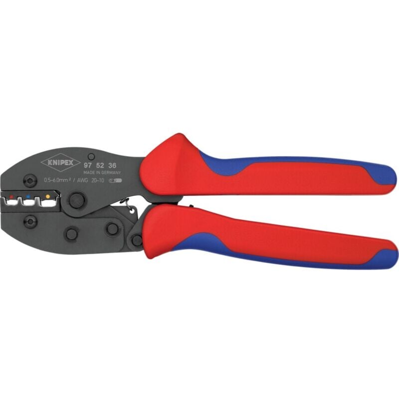 Preciforce Crimping Pliers Burnished Multi-component Grips 220MM - Knipex