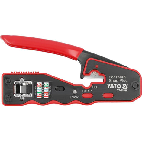 Crimping Tool Yato yt-22440 Schneidfunktion Verriegelung
