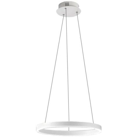 CRISEIDE S/P - LAMPADARIO A SOSPENSIONE BIANCO 1 LUCE LED 3000K 3200LM 60W DIMMERABILE