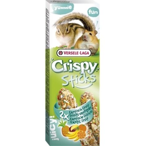 Crispy Sticks Hamsters- Squirrels Exotic Fruit, 2 piezas 110g