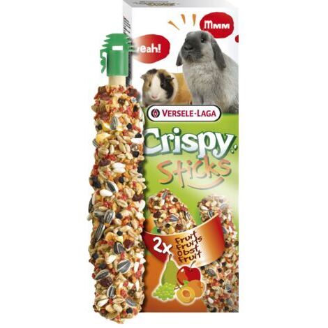 Crispy Sticks Rabbits- Guinea Pigs Fruit, 2 piezas 110g
