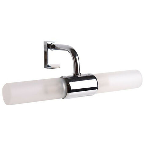 CRISTALRECORD Cristal Bathroom Lampada da parete Cromata 2xG9