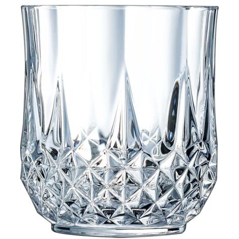 Cristal D'arques Paris Collezione Longchamp - 6 bicchieri bassi da 32 cl, in Kwarx, lucidi, trasparenza e resistenza