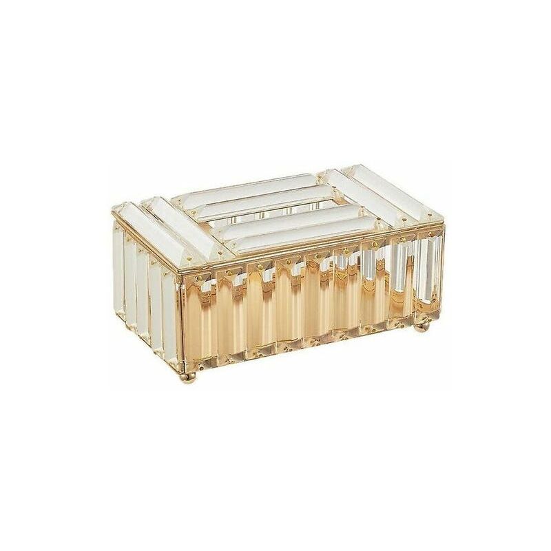 Cristal De Luxe Conception Kleenex Boîte Titulaire Cristal Cube Serviette Distributeur Chambre Bureau Hôtel Café Café Bar