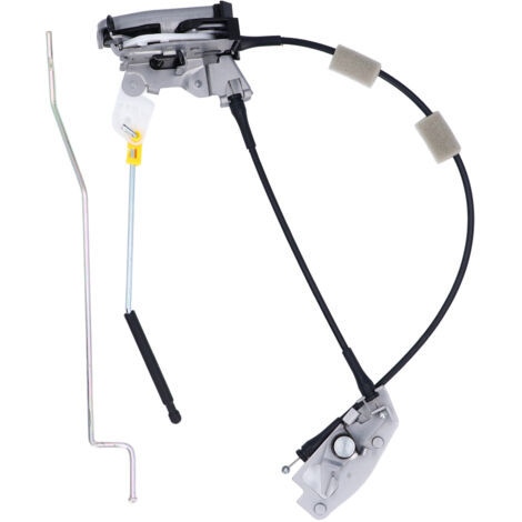 Cristal de puerta de carga con cable y varilla 6C2Z 15431A02 AA para Ford E-Series 1992-2014 - Actuador de metal de alta resistencia