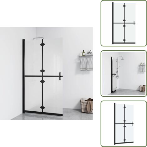 Cristal esmerilado - vidaXL Mampara de ducha plegable vidrio ESG esmerilado 70x190 cm - Mampara de ducha con asas