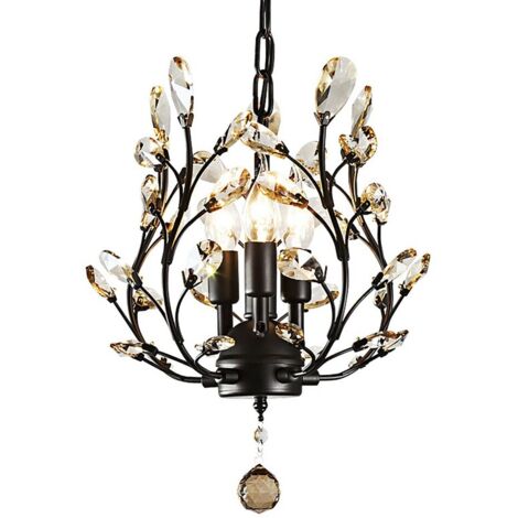 cristal lustre cristal plafond d'éclairage Flush Mount pour l'étude foyer